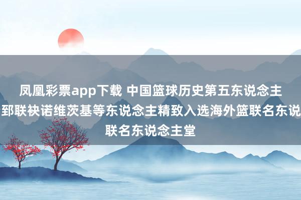凤凰彩票app下载 中国篮球历史第五东说念主！王治郅联袂诺维茨基等东说念主精致入选海外篮联名东说念主堂