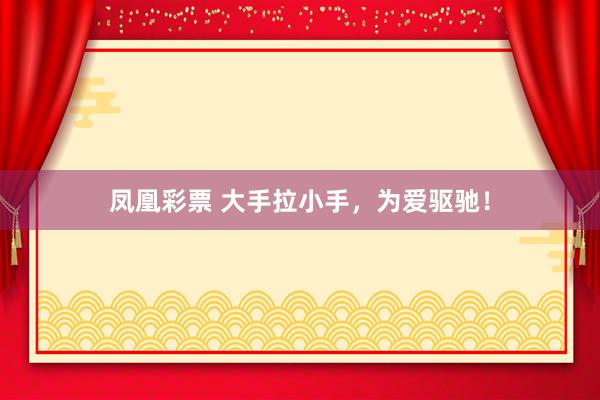 凤凰彩票 大手拉小手，为爱驱驰！